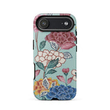 Tree Peonies Bingata Panel Phone Case Iphone 17 Air / Matte Floral Phone Case Vibrant Colors Durable Plastic Material Bingata Panel Iphone,