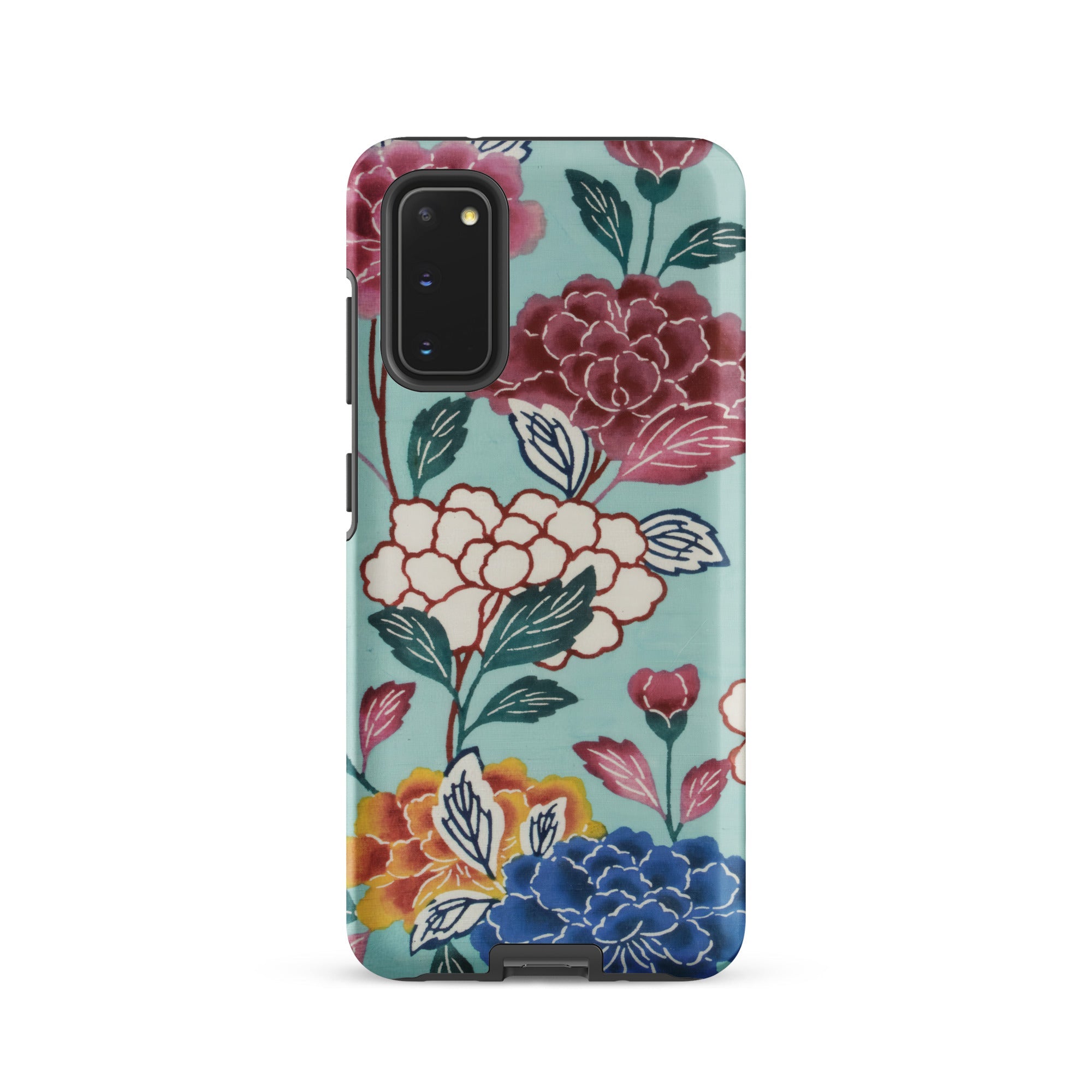 Tree Peonies Bingata Panel Samsung Case, Galaxy S20 / Matte