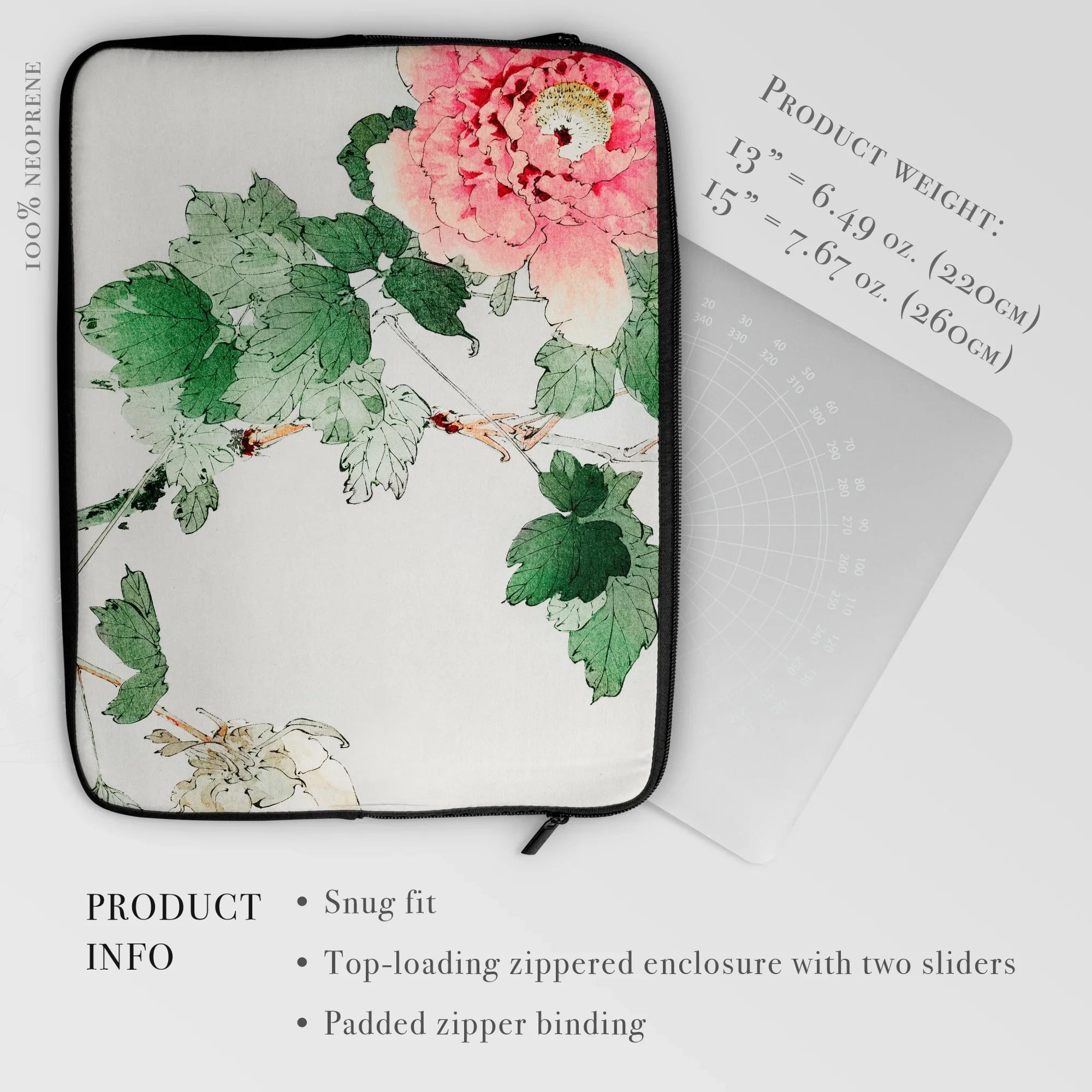 Tree Peony - Watanabe Seitei Laptop Sleeve Computer Covers & Skins