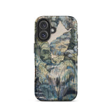 Trees in Bird Garden Iver Heath - Paul Nash Phone Case Iphone 16 / Matte Detailed Painterly Landscape Design Muted Blues Nash’s, Mobile