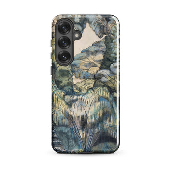 Trees in Bird Garden Iver Heath - Paul Nash Phone Case Samsung Galaxy S25 Plus / Gloss Phone Case Detailed Impressionistic Landscape Design