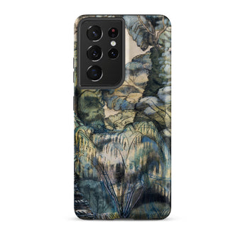 Trees in Bird Garden Iver Heath - Paul Nash Phone Case Samsung Galaxy S21 Ultra / Matte Phone Case Detailed Impressionistic Landscape