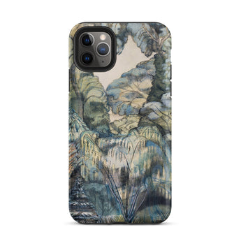 Trees in Bird Garden Iver Heath - Paul Nash Phone Case Iphone 11 Pro Max / Matte Phone Case Detailed Impressionistic Landscape Painting