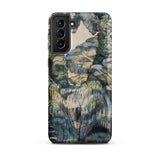 Trees in Bird Garden Iver Heath - Paul Nash Phone Case Samsung Galaxy S21 Plus / Matte Phone Case Detailed Painterly Landscape Design Muted