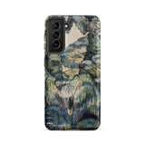Trees in Bird Garden Iver Heath - Paul Nash Phone Case Samsung Galaxy S21 Fe / Matte Phone Case Detailed Painterly Landscape Layered Greens
