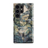 Trees in Bird Garden Iver Heath - Paul Nash Phone Case Samsung Galaxy S24 Ultra / Gloss Sleek Phone Case Detailed Impressionistic Landscape