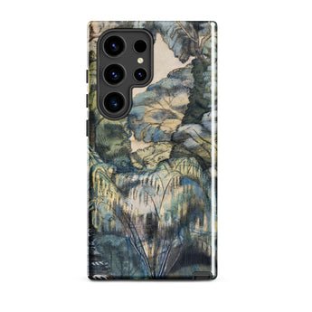 Trees in Bird Garden Iver Heath - Paul Nash Phone Case Samsung Galaxy S24 Ultra / Gloss Sleek Phone Case Detailed Impressionistic Landscape