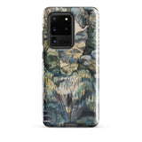Trees in Bird Garden Iver Heath - Paul Nash Phone Case Mobile Cases Phone Case Detailed Painterly Landscape Design Muted Greens Nash’s