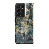 Trees in Bird Garden Iver Heath - Paul Nash Phone Case Mobile Cases Sleek Phone Case Detailed Vintage-style Landscape Painting Muted Nash’s