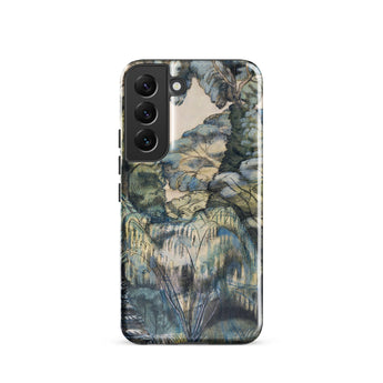 Trees in Bird Garden Iver Heath - Paul Nash Phone Case Mobile Cases Phone Case Detailed Vintage-style Illustration Forest Scene Mossy