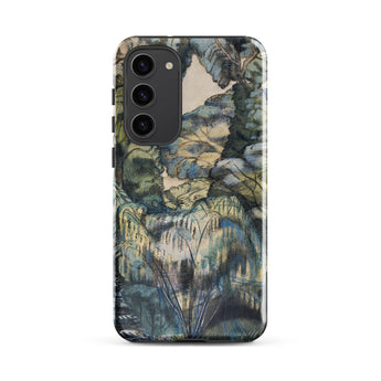 Trees in Bird Garden Iver Heath - Paul Nash Samsung Case, Galaxy S23 Plus / Gloss, Mobile Phone Cases, Toby Leon
