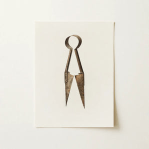 Trimming Shears - Harold Ballerd Farmhouse Art Print / Canvas, Harold Ballerd Farmhouse, Ballerd Farmhouse Art, Agrarian Antiquity