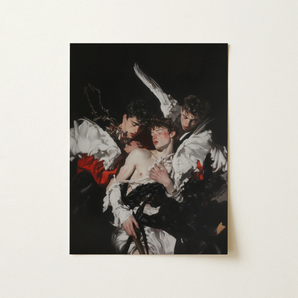 Trinity - Unholy Gay Saints Art Print / Canvas, 12x16’’ / 31x41cm / Unframed / no Border, Posters Prints & Visual Artwork, Toby Leon