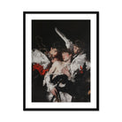 Trinity Unholy Gay Saints Art Print, Framed Painting Group Men