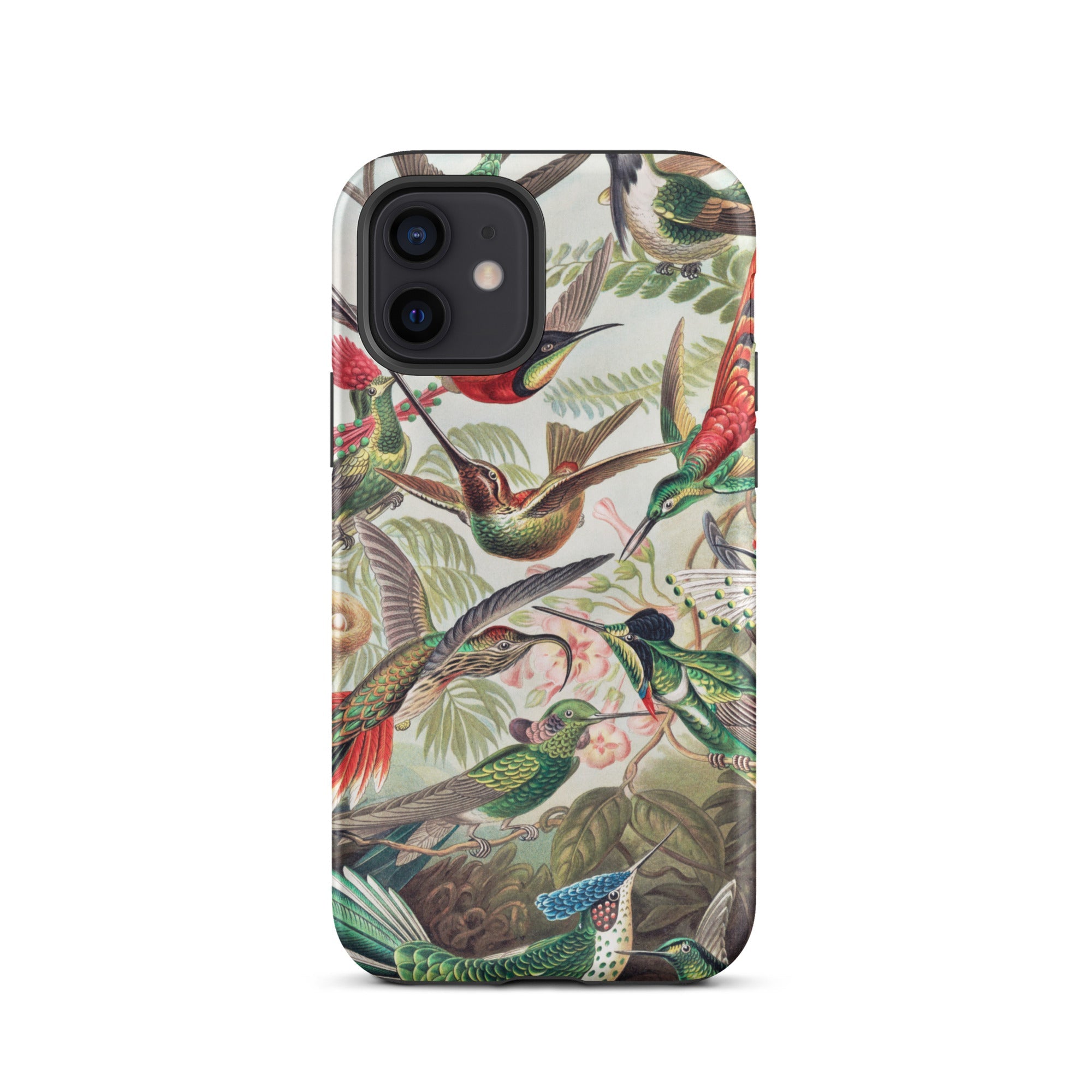 Trochilidae - Ernst Haeckel Hummingbird Iphone Case, 12 / Matte, Hummingbird-patterned Phone Case