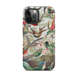 Trochilidae - Ernst Haeckel Hummingbird Iphone Case, 12 Pro Max / Matte, Hummingbird-patterned Phone Case