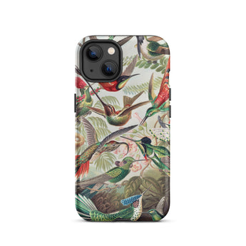 Trochilidae - Ernst Haeckel Hummingbird Iphone Case, 13 / Matte, Hummingbird-patterned Phone Case