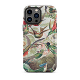 Trochilidae - Ernst Haeckel Hummingbird Iphone Case, 13 Pro Max / Matte, Hummingbird-patterned Phone Case