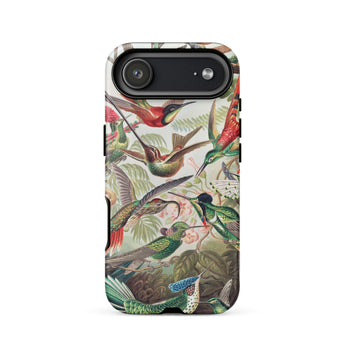 Trochilidae - Ernst Haeckel Hummingbird Phone Case Iphone 17 Air / Matte Google Pixel 7 Pro Phone Case Hummingbird Floral Haeckel