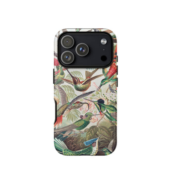 Trochilidae - Ernst Haeckel Hummingbird Phone Case Iphone 17 Pro / Matte Iphone 12 Pro Max Case Vibrant Hummingbird Design Haeckel