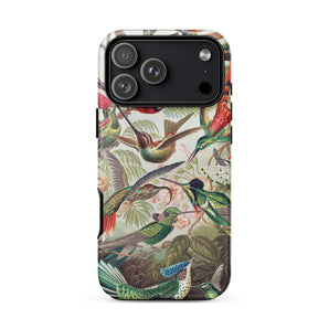 Trochilidae - Ernst Haeckel Hummingbird Phone Case Iphone 17 Pro Max / Matte Iphone 13 Pro Max Case Hummingbird Design Black Haeckel