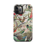 Trochilidae - Ernst Haeckel Hummingbird Phone Case Iphone 11 Pro / Matte Hummingbird-patterned Phone Case Haeckel Hummingbird, Anatomical