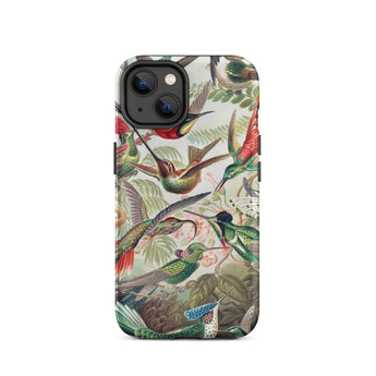 Trochilidae - Ernst Haeckel Hummingbird Phone Case Iphone 14 / Matte Hummingbird-patterned Phone Case Haeckel Hummingbird, Anatomical