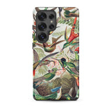 Trochilidae - Ernst Haeckel Hummingbird Phone Case Samsung Galaxy S25 Ultra / Matte Vibrant Illustrated Phone Case Dense Pattern Colorful