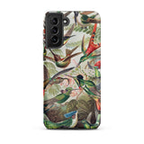 Trochilidae - Ernst Haeckel Hummingbird Phone Case Samsung Galaxy S21 Plus / Matte Vibrant Hummingbird-themed Phone Case Intricate