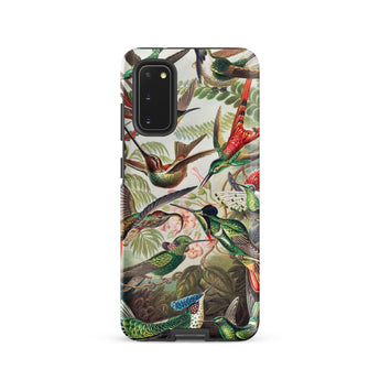 Trochilidae - Ernst Haeckel Hummingbird Samsung Case, Galaxy S20 / Matte, Smartphone Case Colorful Hummingbird Botanical Pattern