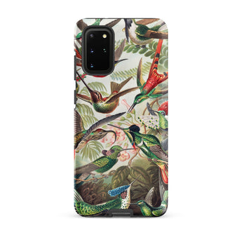 Trochilidae - Ernst Haeckel Hummingbird Samsung Case, Galaxy S20 Plus / Matte, Phone Case Adorned Vibrant Intricate Illustration