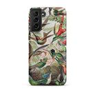 Trochilidae Ernst Haeckel Hummingbird Samsung Case, Galaxy S21 Plus / Matte, Phone Case Vibrant Detailed Illustration Hummingbirds Natural