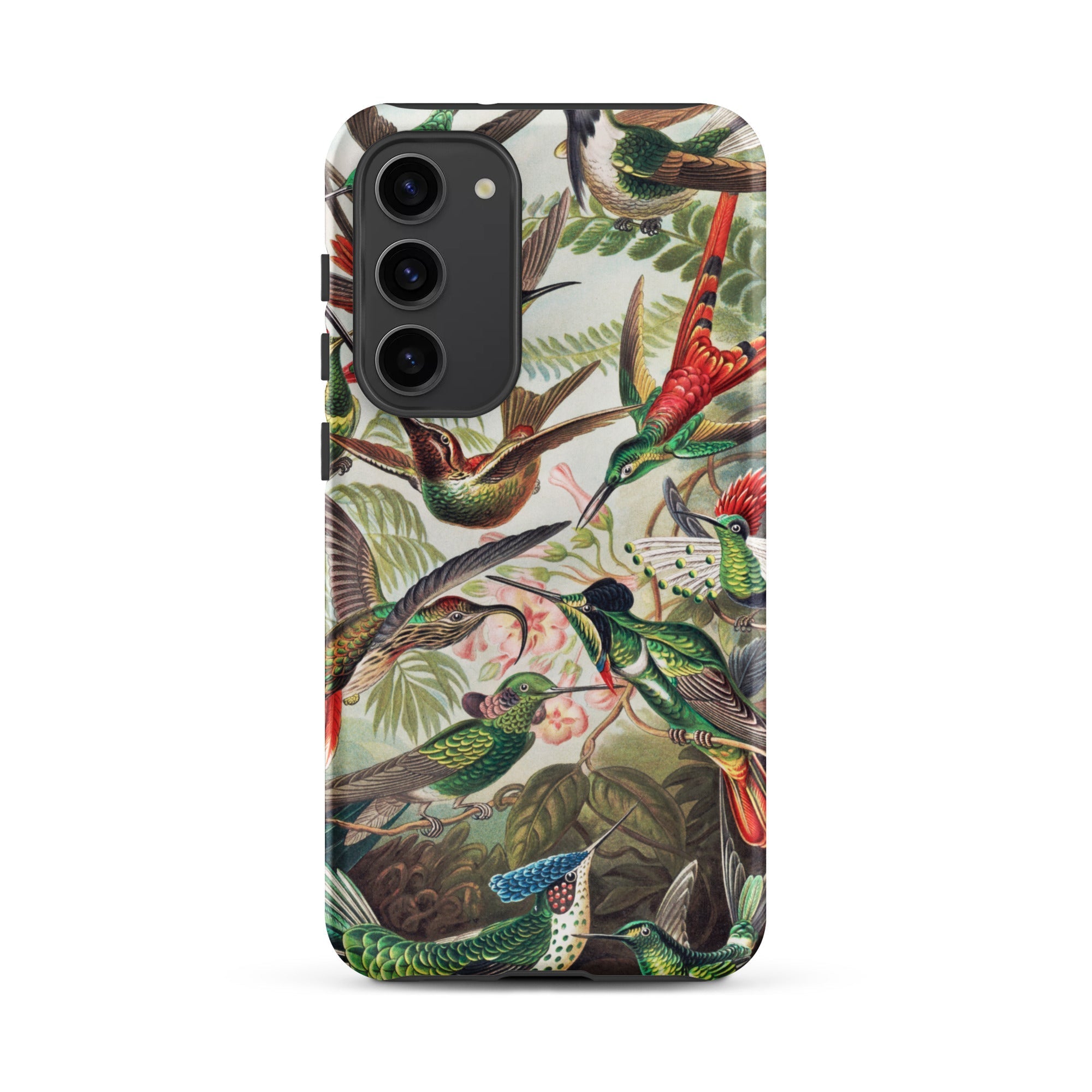 Trochilidae Ernst Haeckel Hummingbird Samsung Case, Galaxy S23 Plus / Matte, Smartphone Case Vibrant Detailed Illustration Multiple