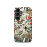 Trochilidae - Ernst Haeckel Hummingbird Samsung Case, Galaxy S24 / Matte, Smartphone Case Adorned Vibrant Intricate Illustration Multiple