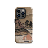 Trois Bateaux Sur Le Trieux - Paul Serusier Phone Case Iphone 14 Pro / Gloss Rugged Tan-colored Phone Case Stylized Landscape Design