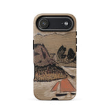 Trois Bateaux Sur Le Trieux - Paul Serusier Phone Case Iphone 17 Air / Matte Rugged Tan-colored Phone Case Stylized Landscape Illustration