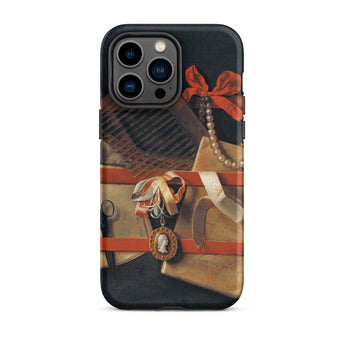 Tromp-l’oeil Still-life - Hoogstraeten Iphone Case, 14 Pro Max / Matte, Iphone Case Painting Design