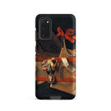 Tromp-l’oeil Still-life - Hoogstraeten Phone Case Samsung Galaxy S20 / Matte Black Phone Case Classical Life Painting Red Ribbons Samuel