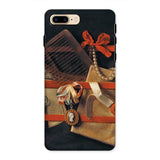 Tromp-l’oeil Still-life - Hoogstraeten Phone Case Iphone 8 Plus / Matte Phone Case Life Design Samuel Van Hoogstraten’s, Hoogstraten’s