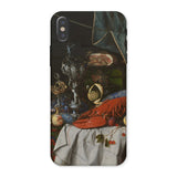 Trompe-l’oeil Breakfast - Gijsbrechts Iphone Case, x / Matte, Phone Case Life Painting