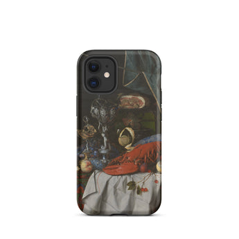 Trompe-l’oeil Breakfast - Gijsbrechts Phone Case Iphone 12 Mini / Matte Lobster Life Phone Case Gijsbrechts Iphone Case, Sumptuous Deceit,