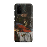 Trompe-l’oeil Breakfast - Gijsbrechts Phone Case Samsung Galaxy S20 Plus / Matte Black Phone Case Detailed Life Painting Vibrant Red