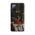 Trompe L’oeil Breakfast Gijsbrechts Samsung Case, Galaxy S20 Fe / Matte, Black Smartphone Case Life Painting Lobster Fruit