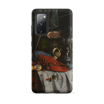 Trompe-l’oeil Breakfast - Gijsbrechts Samsung Case, Galaxy S20 Fe / Matte, Black Smartphone Case Life Painting Lobster Fruit