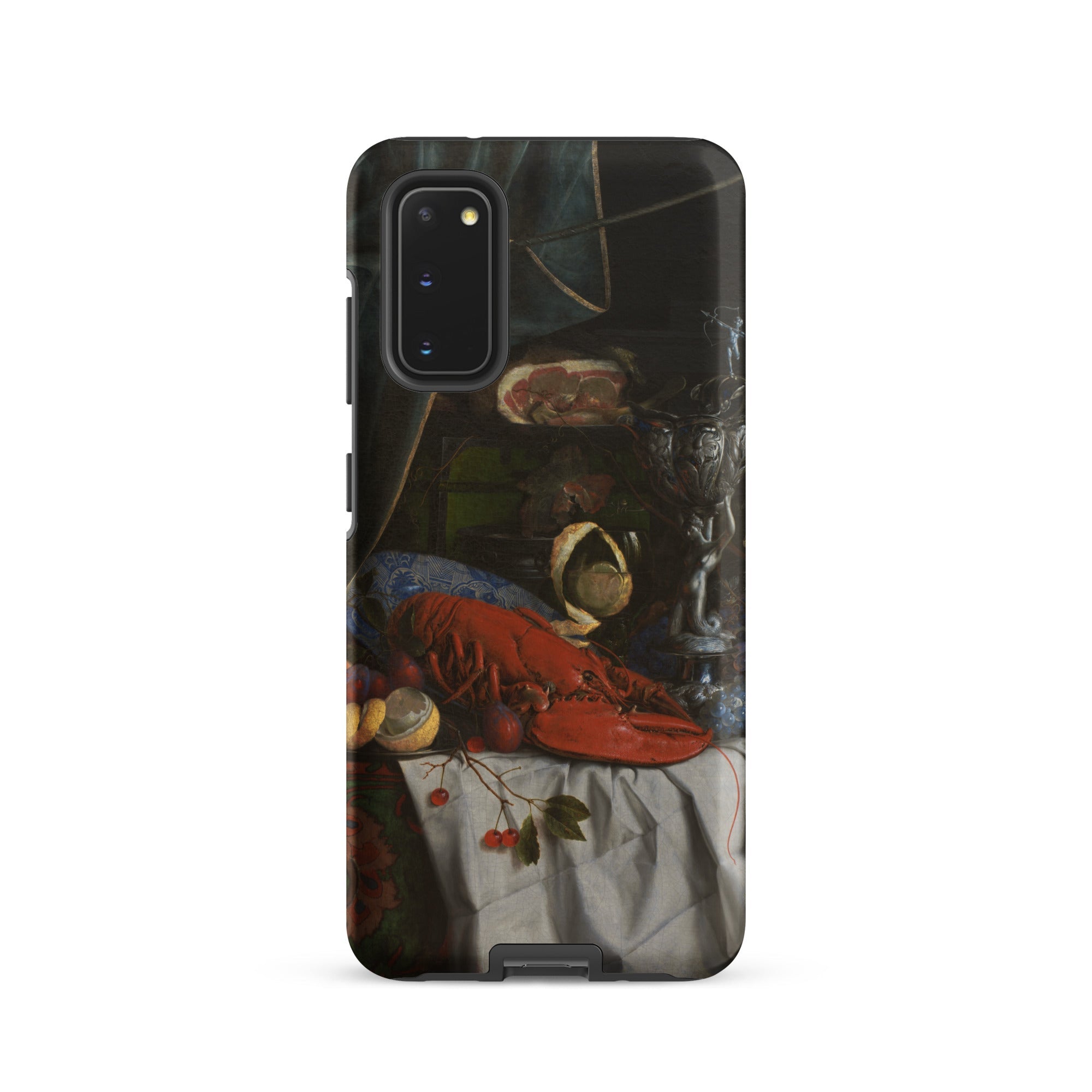 Trompe L’oeil Breakfast Gijsbrechts Samsung Case, Galaxy S20 / Matte, Smartphone Case Life Painting Prominent Red Lobster