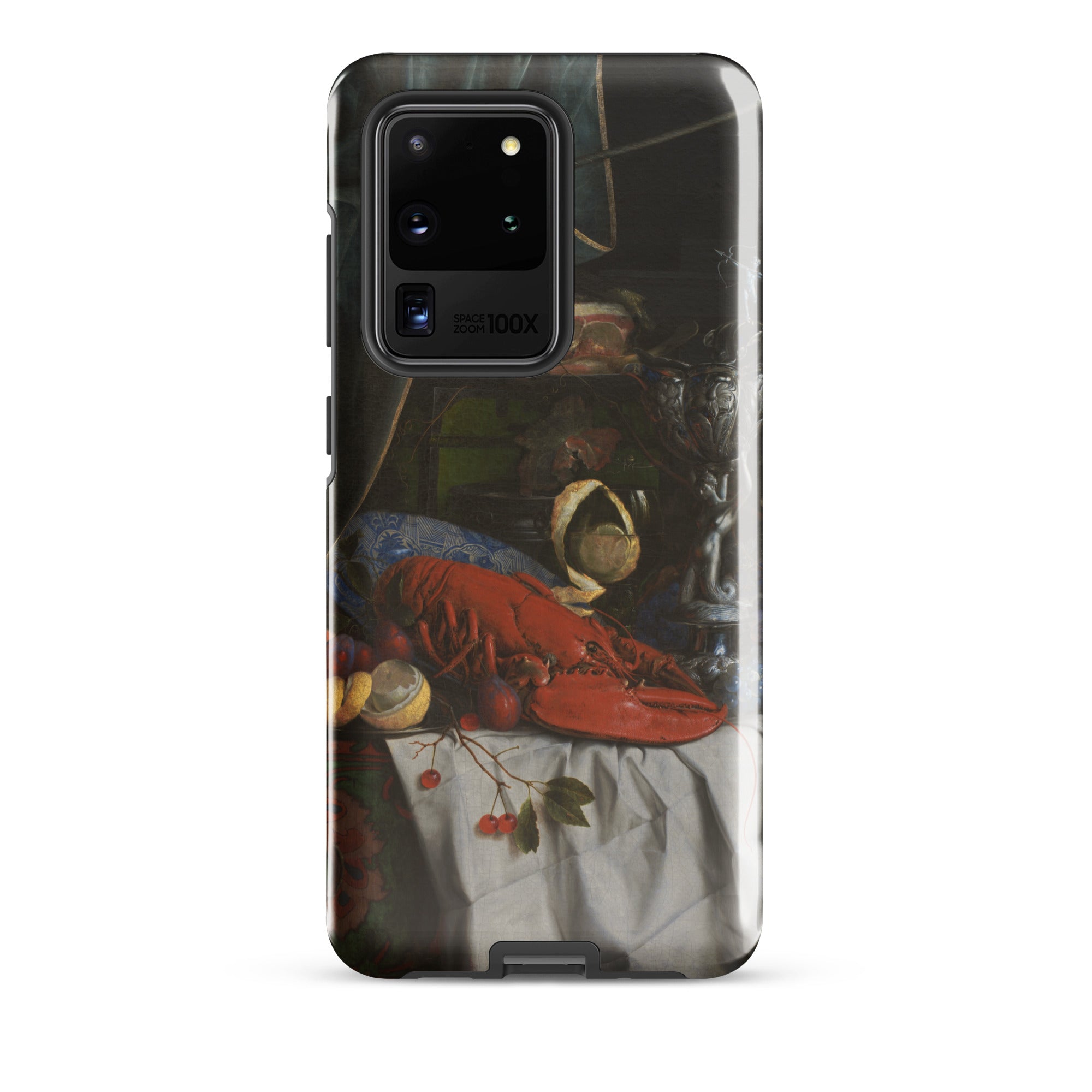 Trompe L’oeil Breakfast Gijsbrechts Samsung Case, Galaxy S20 Ultra / Gloss, Smartphone Still Life Painting Lobster Case