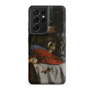 Trompe L’oeil Breakfast Gijsbrechts Samsung Case, Galaxy S21 Ultra / Matte, Black Smartphone Camera Module Four Lenses Flash Sensor