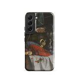 Trompe-l’oeil Breakfast - Gijsbrechts Samsung Case, Galaxy S22 / Gloss, Black Smartphone Case Life Painting Lobster Fruit