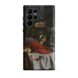 Trompe-l’oeil Breakfast - Gijsbrechts Samsung Case, Galaxy S22 Ultra / Matte, Smartphone Case Still-life Painting Lobster Fruit