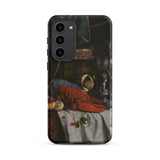 Trompe-l’oeil Breakfast - Gijsbrechts Samsung Case, Galaxy S23 Plus / Matte, Dark-colored Phone Case Still-life Painting Lobster Fruit
